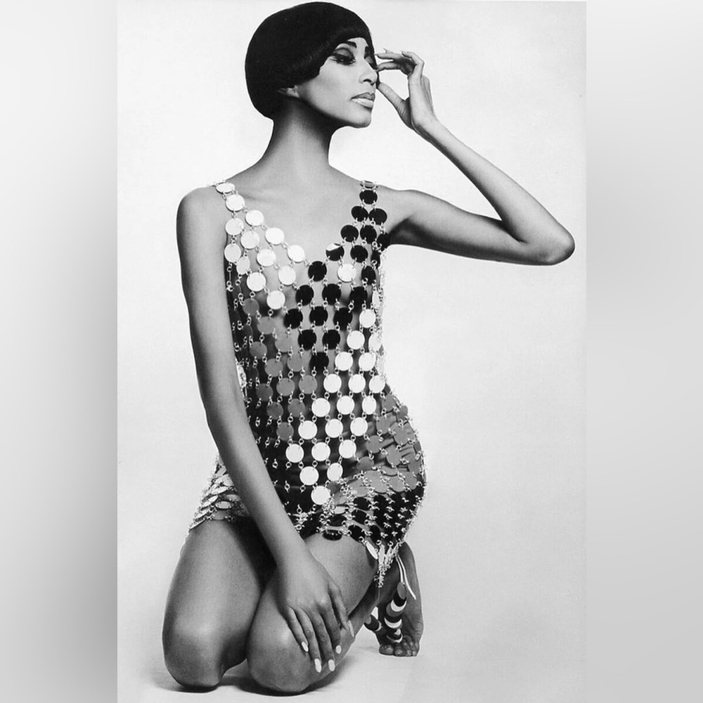mirror disco mini dress